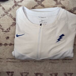 White Airforce long sleeve 1/4 zip pullover. 2xl